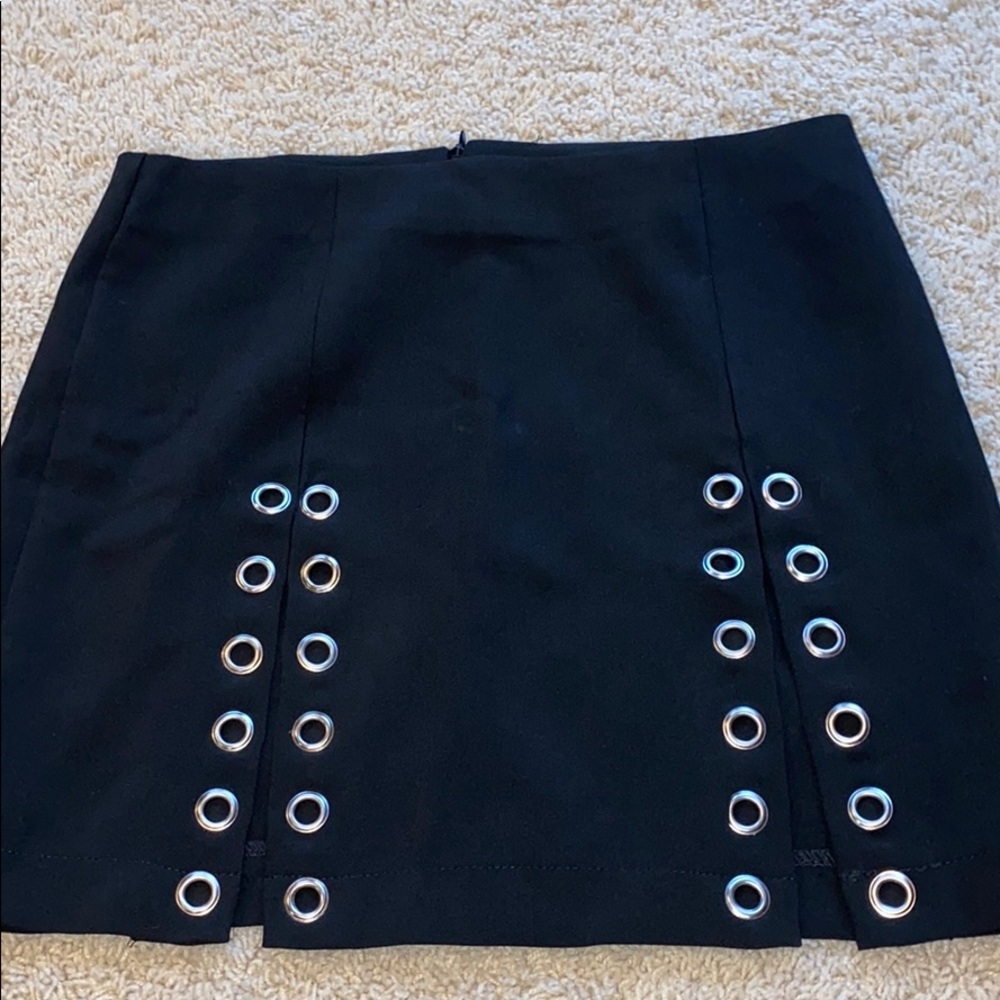Black Miniskirt with 2 Slits